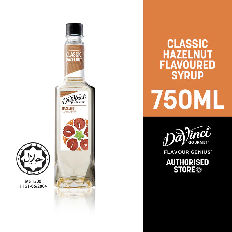 HAZELNUT SYRUP // Da Vinci Gourmet 750mL