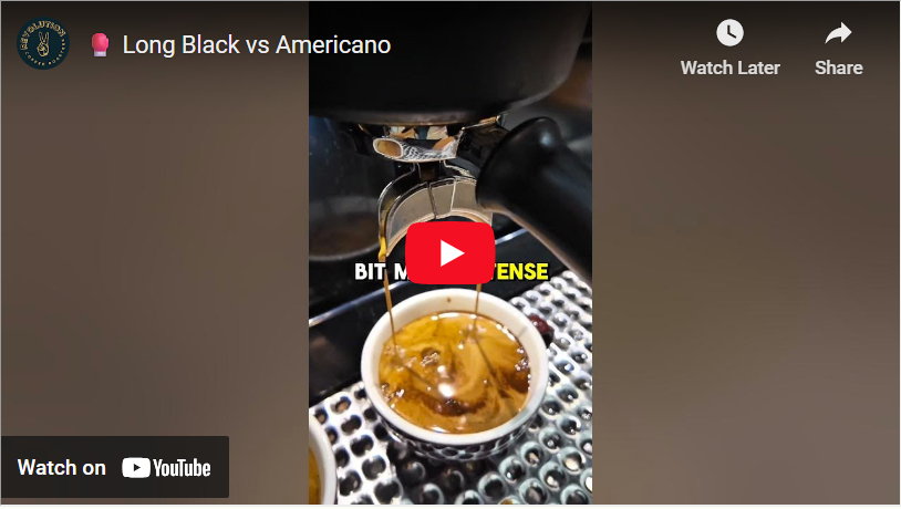 How to make a Long Black vs Americano