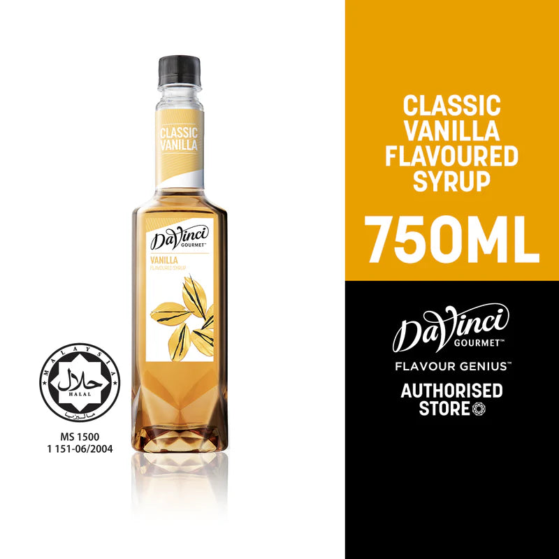 VANILLA SYRUP // Da Vinci Gourmet 750mL