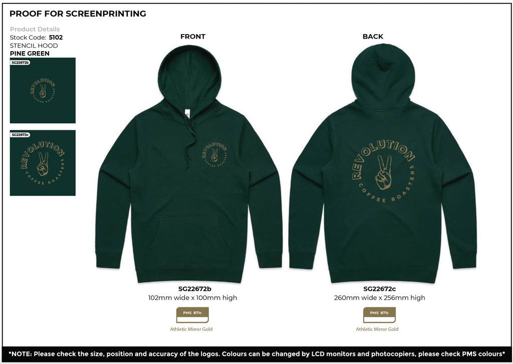 REV'S TEAM HOODIE // Unisex All Sizes