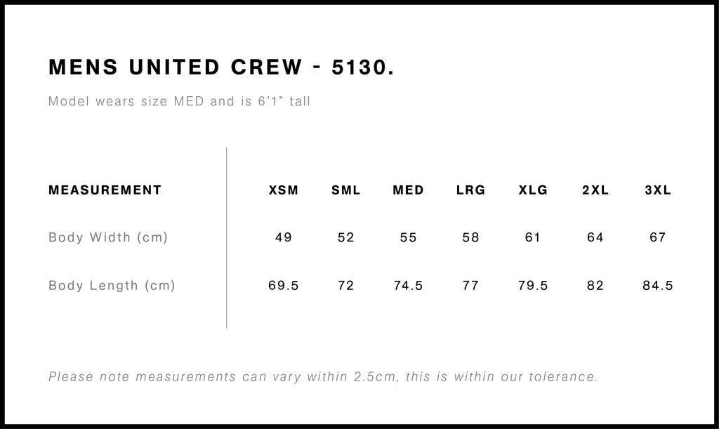 REV'S TEAM CREW // Unisex All Sizes